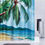 Thumbnail: RIDDER Douchegordijn Palm Beach 180x200 cm