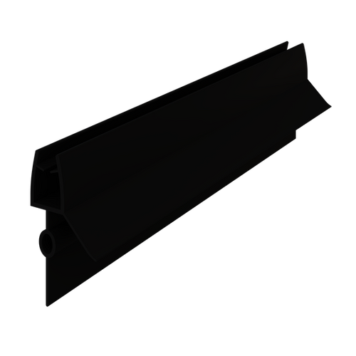 Bottom Black PVC Shower Seal Shower Parts