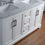 Thumbnail: Ariane 60" White Double Vanity Dual Sinks