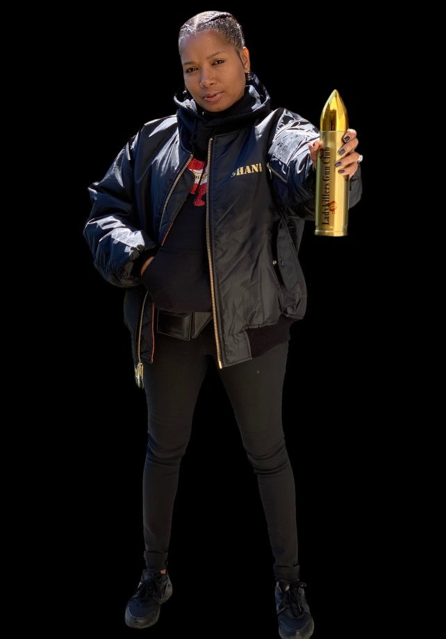 Thumbnail: Lady Killers Gun Official Military Bomber Jacket