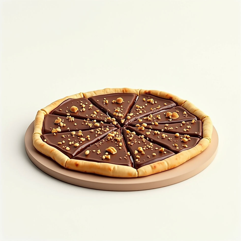 Pizza Nutella Dessert