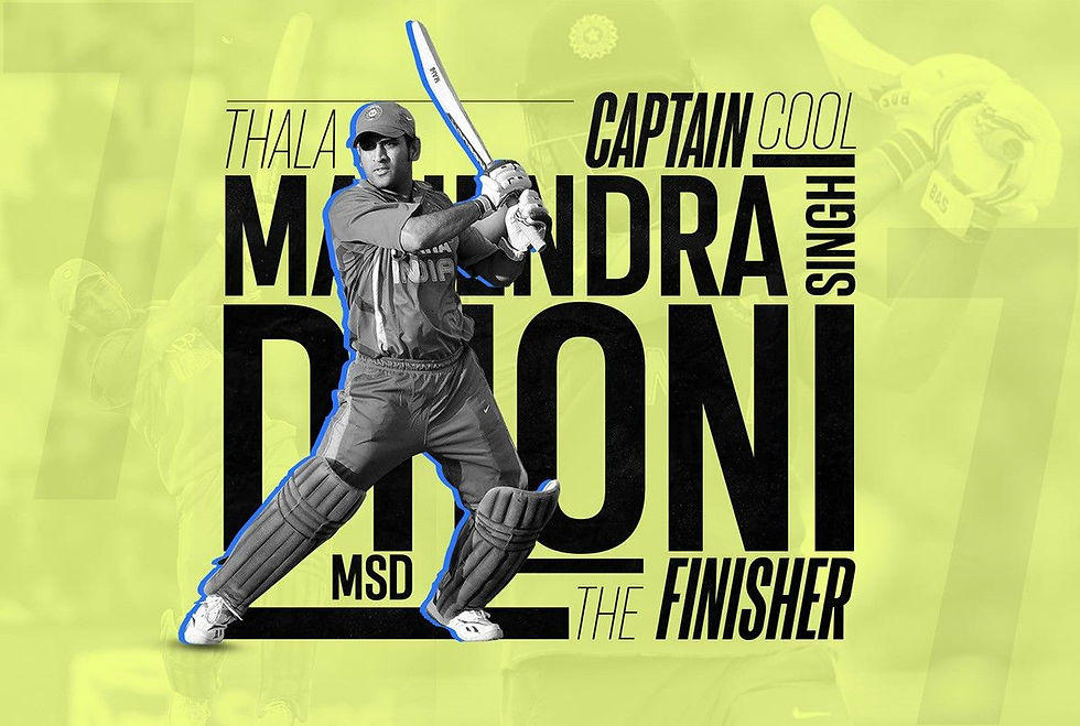 MS Dhoni - Captain Cool