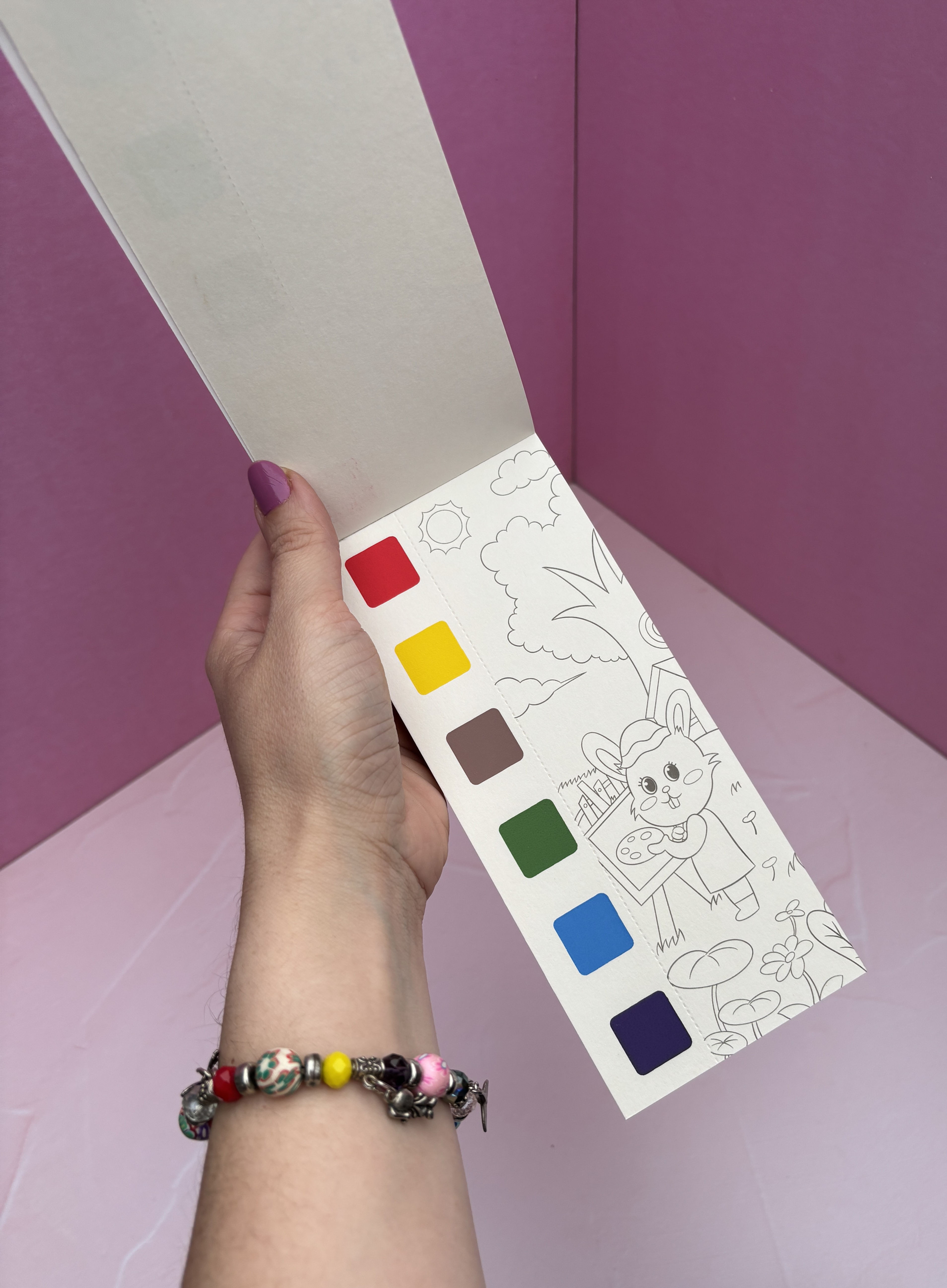 Libro para Colorear con Acuarelas y Pincel Teoría