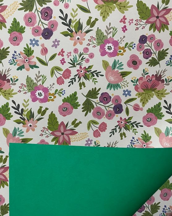 Cartulina FLORES x8 pack cerrado, 50x65