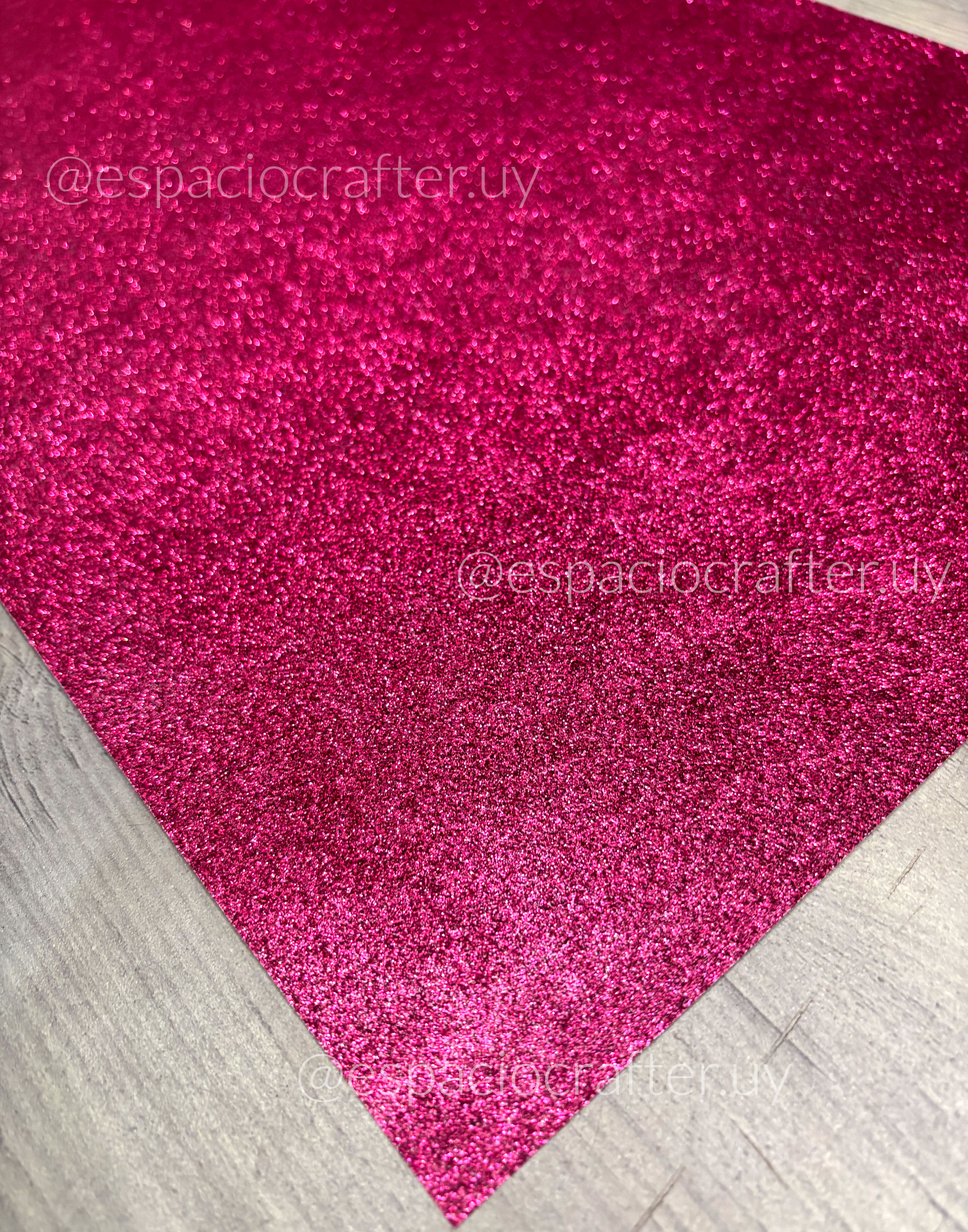 Cartulina x10 con GLITTER FUCSIA Ibi Craft 35x50cm
