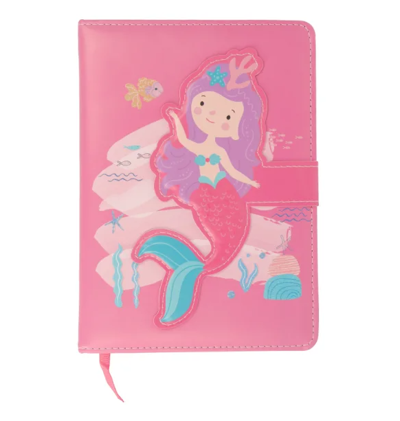 Cuaderno SIRENAS tapa acolchada e imán 100 h