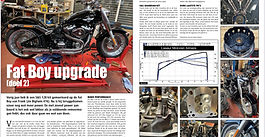 Frank een dikke upgrade van zijn Softail, stuk in Bigtwin  430