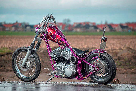 Sportster Chopper Softail met CV van Ycke