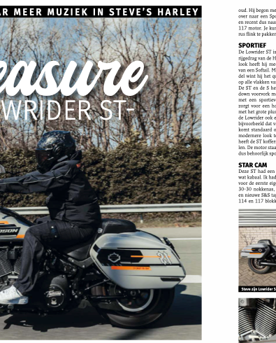 BigTwin 476 Treasure , de Lowrider ST van Steve
