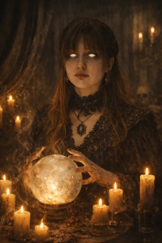 So excited to have horror afficianado and design expert Penelope Sweet crafting our look...