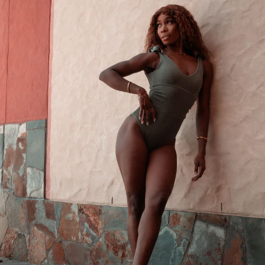 Plivati Katija Swimsuit Sage Crinkle