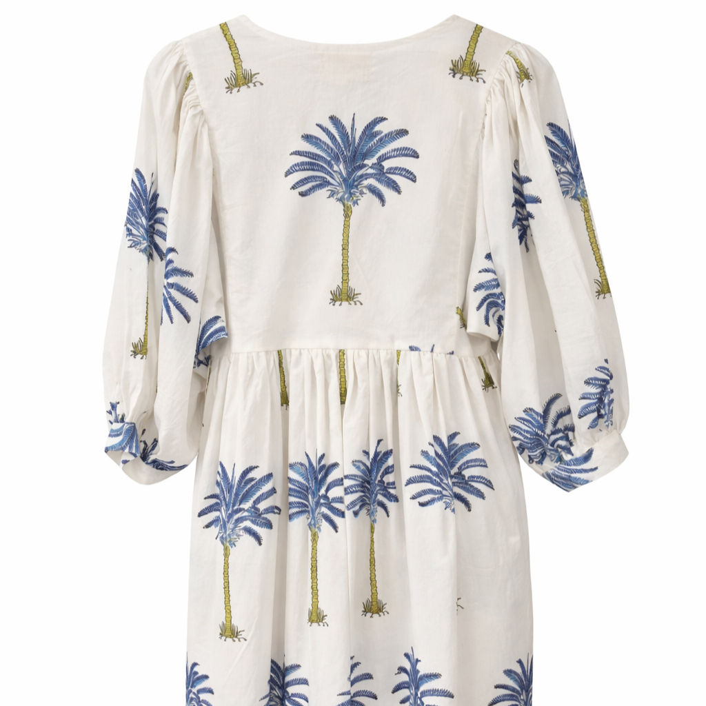 Beaching Australia Blue Palms Mini Dress