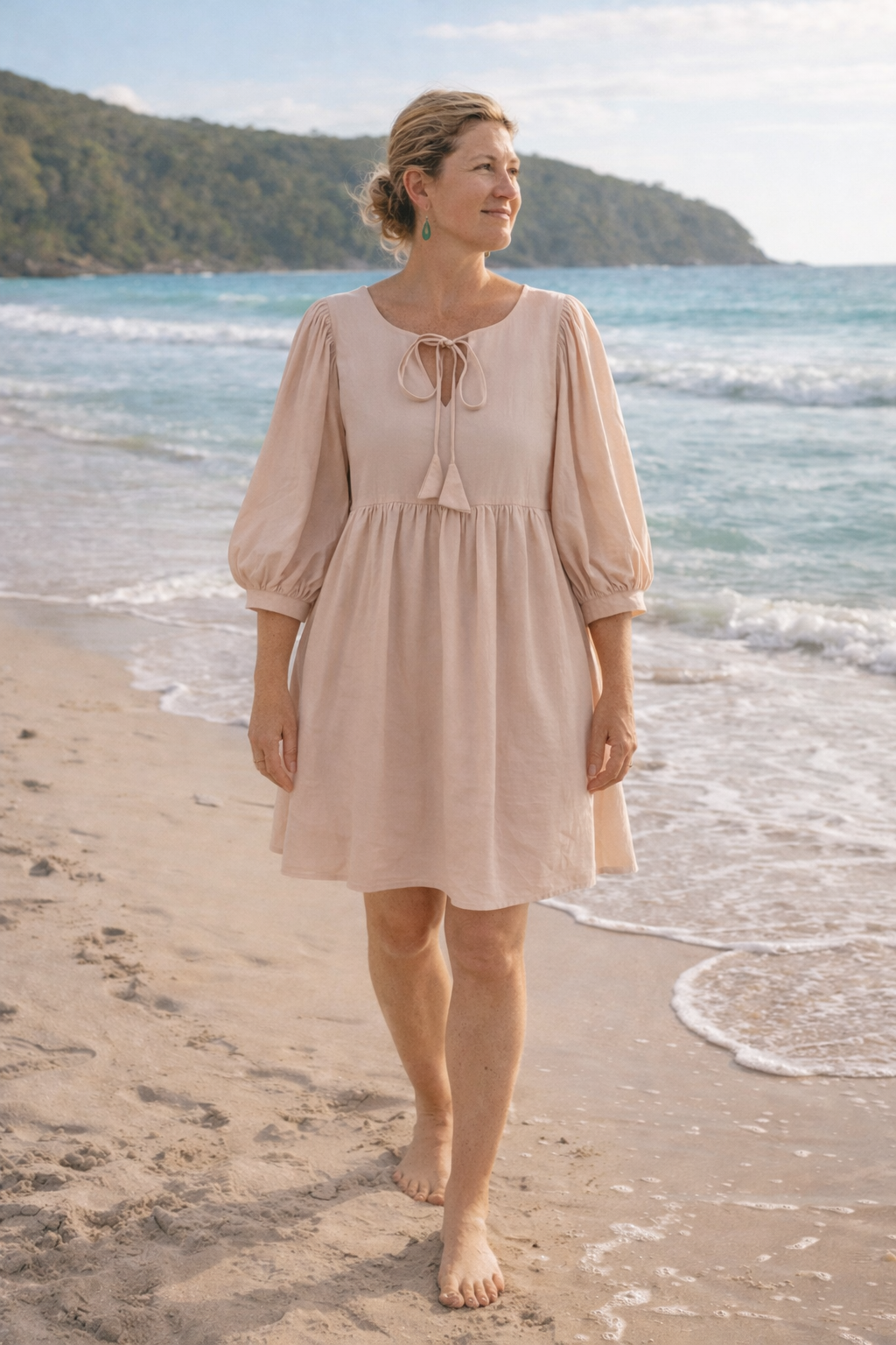 Beaching Australia Dusty Pink Mini Dress