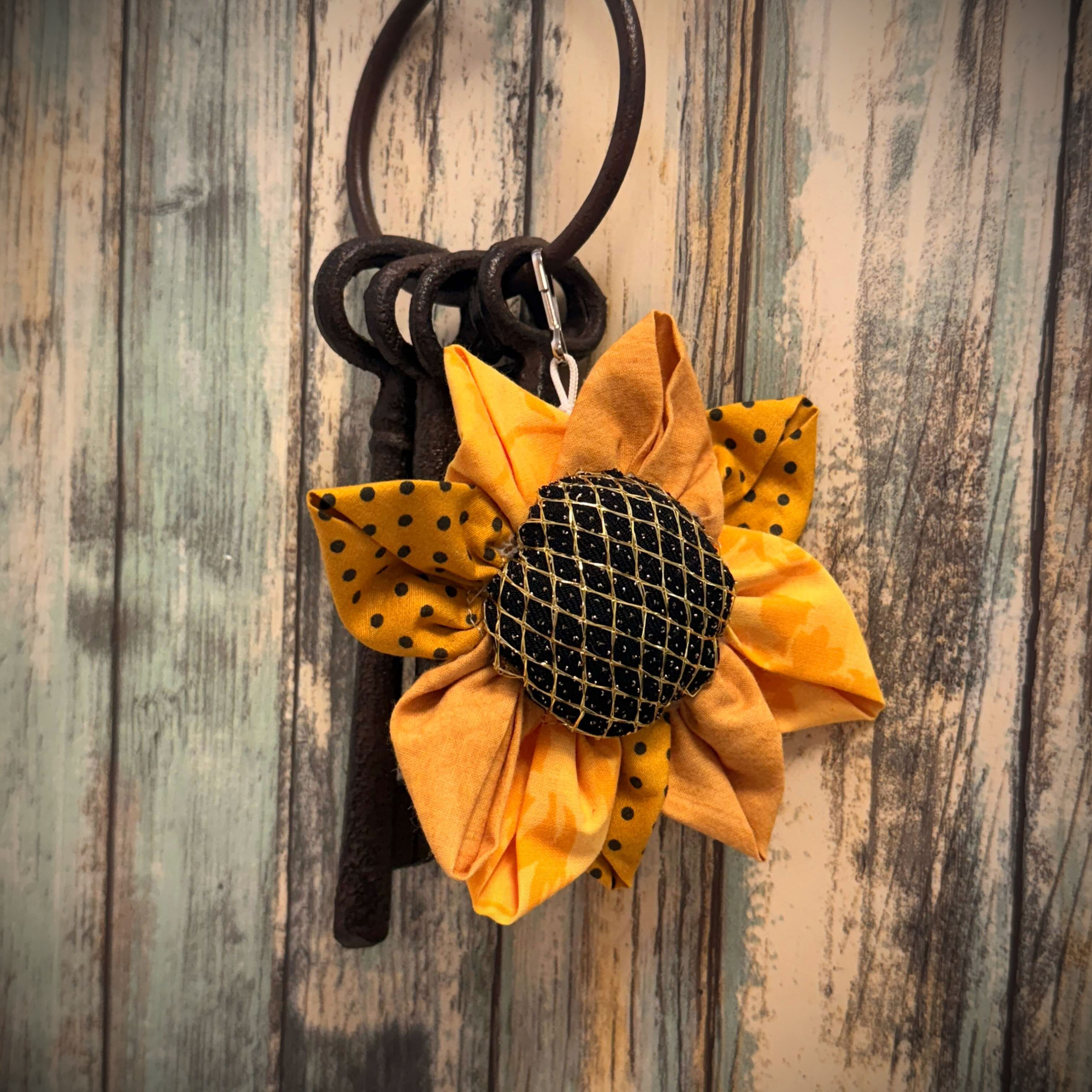 sunflower keychain