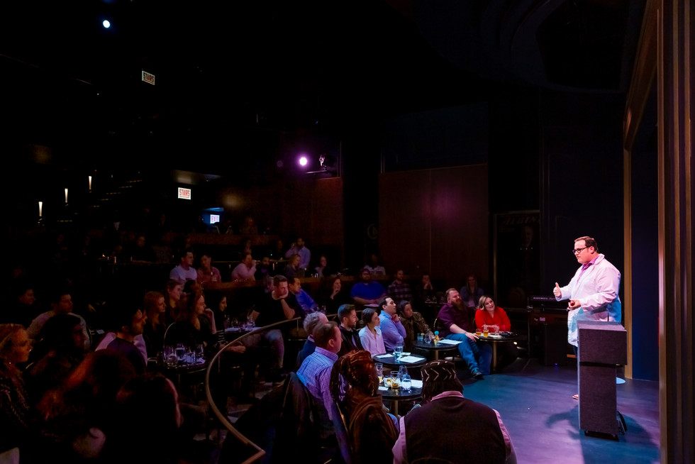 Magician Scott Green Performing on the Harry Blackstone Cabaret Stage at the Chicago Magic Lounge