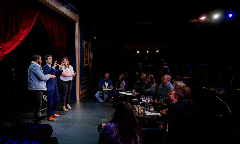 Magician Mister Danny Rudnick Performing on the Harry Blackstone Cabaret Stage at the Chicago Magic Lounge