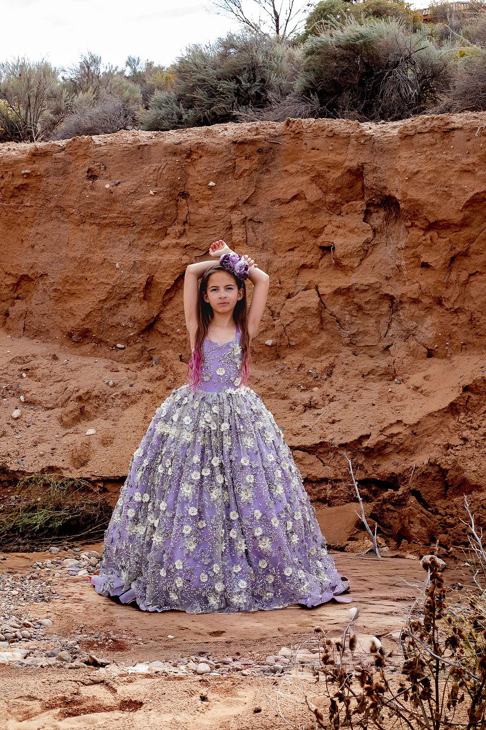Playful moments in Albuquerque — the perfect desert backdrop for a timeless family portrait.