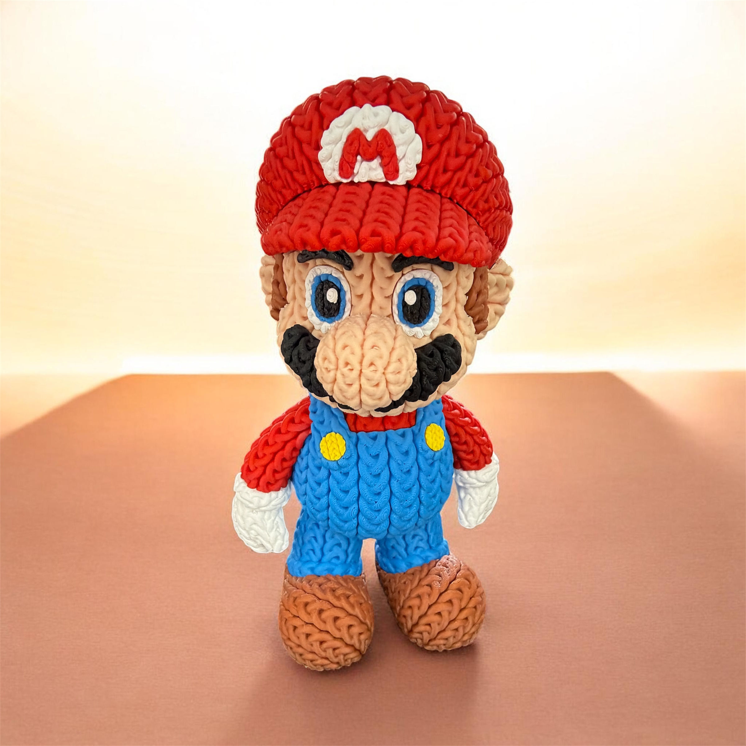 Knitted Mario 