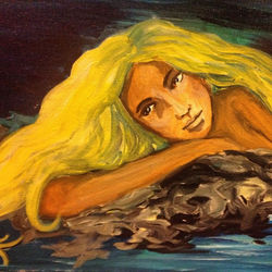 #mermaid #cali #vegas #localartist #coralynnarcandart #oceanlove #oceanmoon