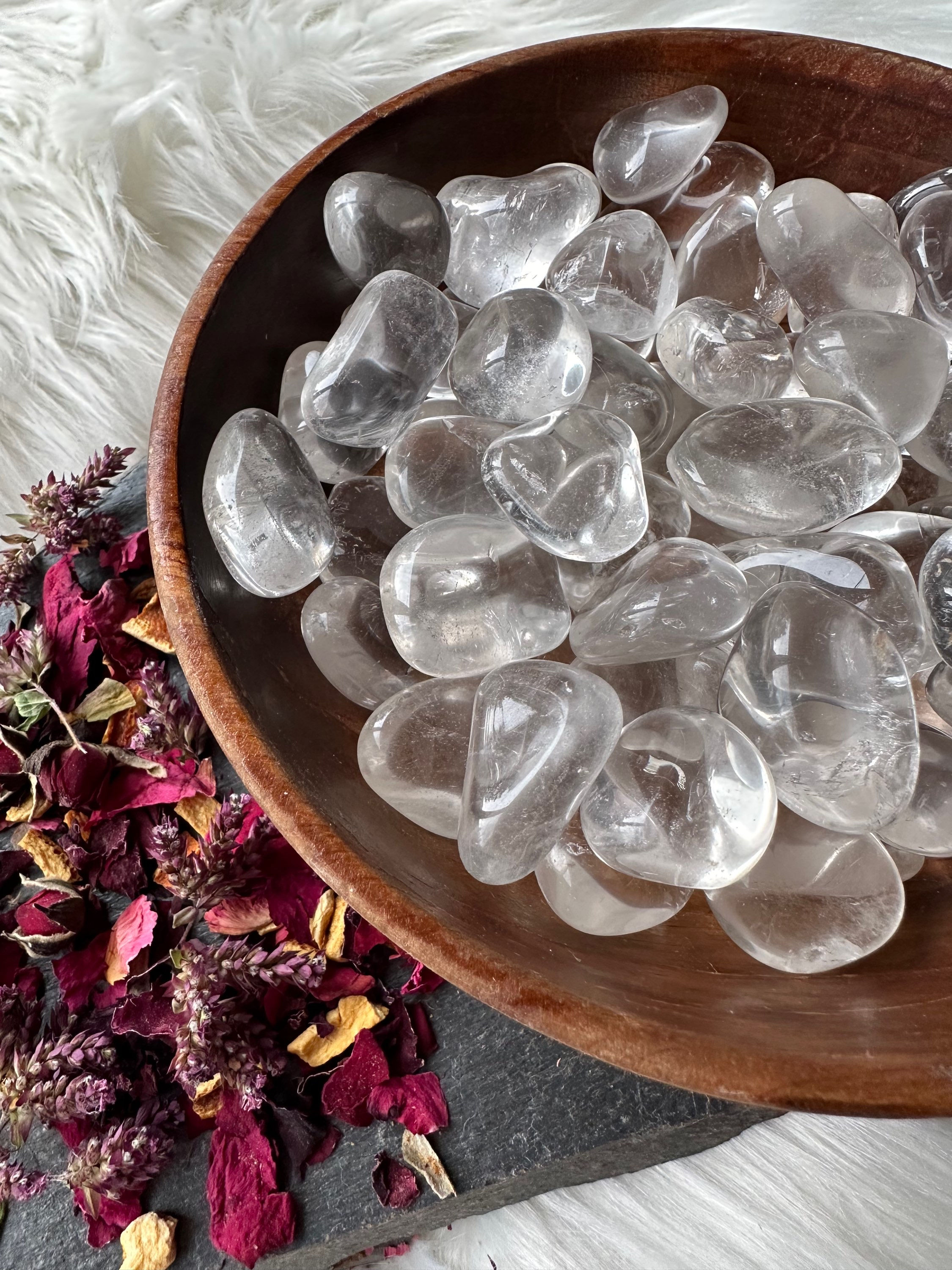 Quartz Crystal Tumble/ Crown Chakra 
