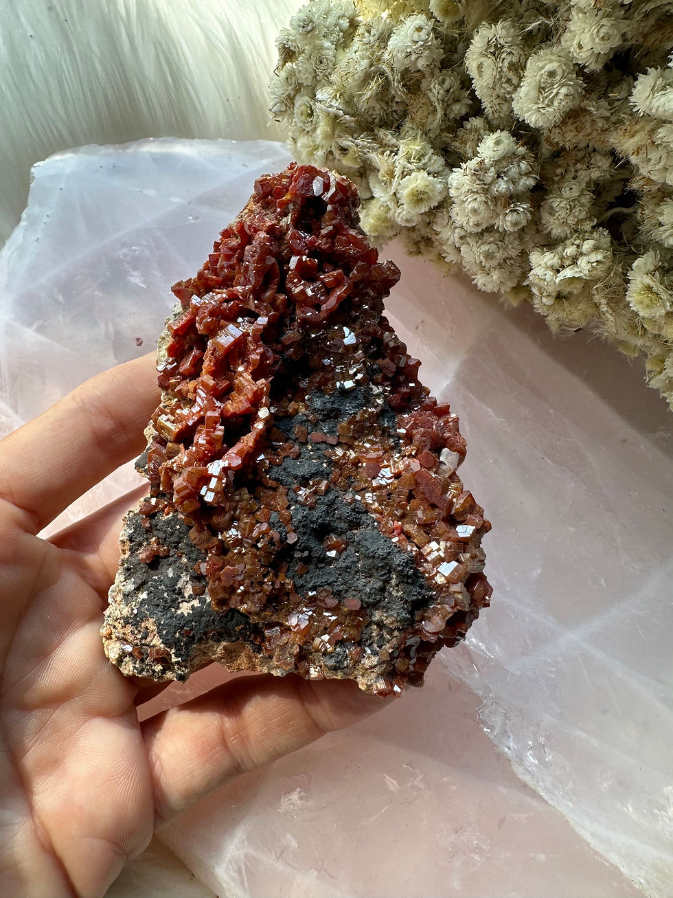 High quality Vanadinite Crystal Specimen from Morocco