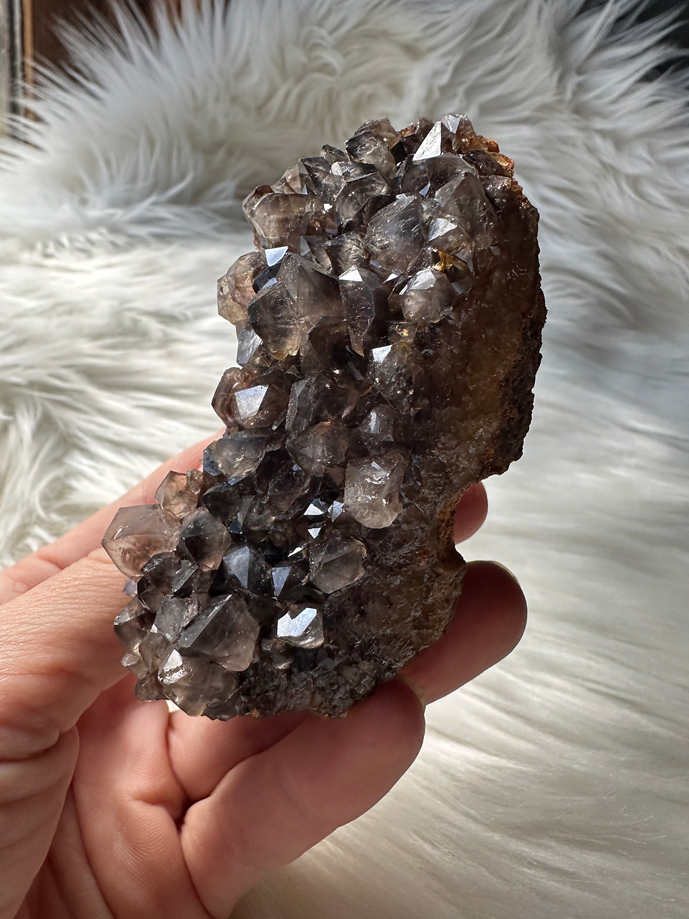 Thumbnail: Smokey Spirit Quartz Cluster From South Africa  