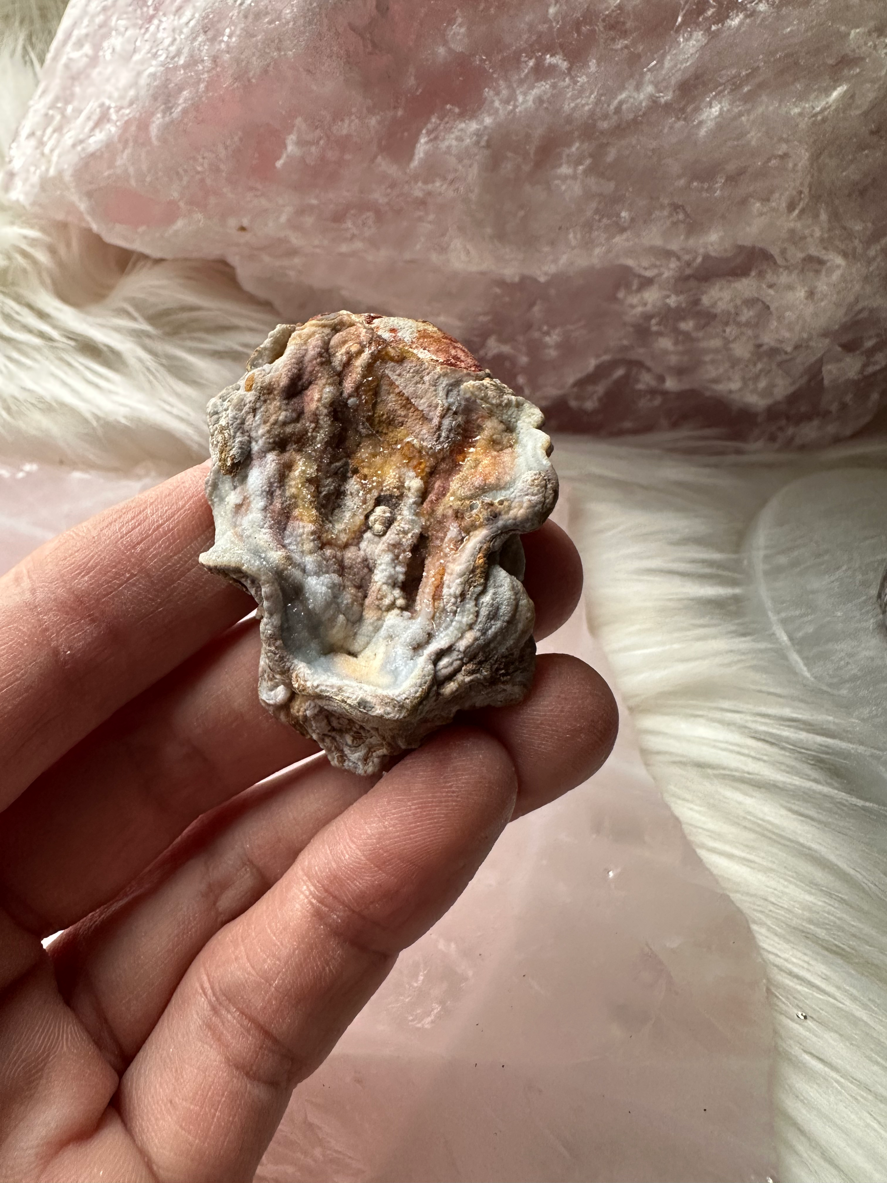 Fairy Garden Stone/ Galaxy Chacedony Specimen Brazil