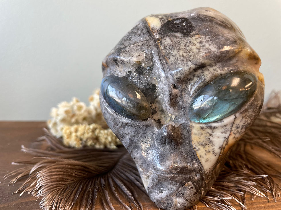 Thumbnail: Sphalerite Alien Crystal Skull 