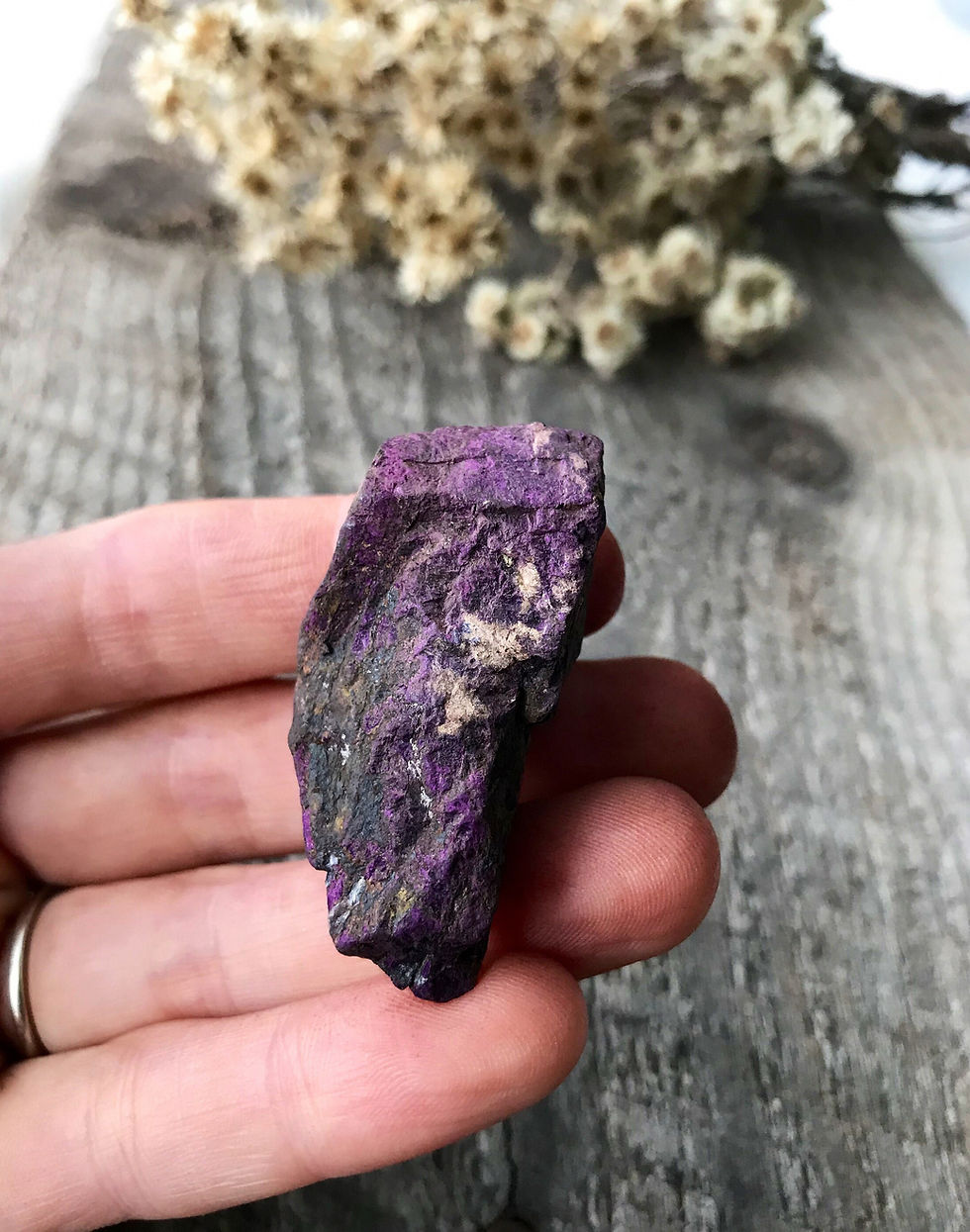 Thumbnail: Rare Metallic Purperite/ Small- Medium specimens/ South Africa