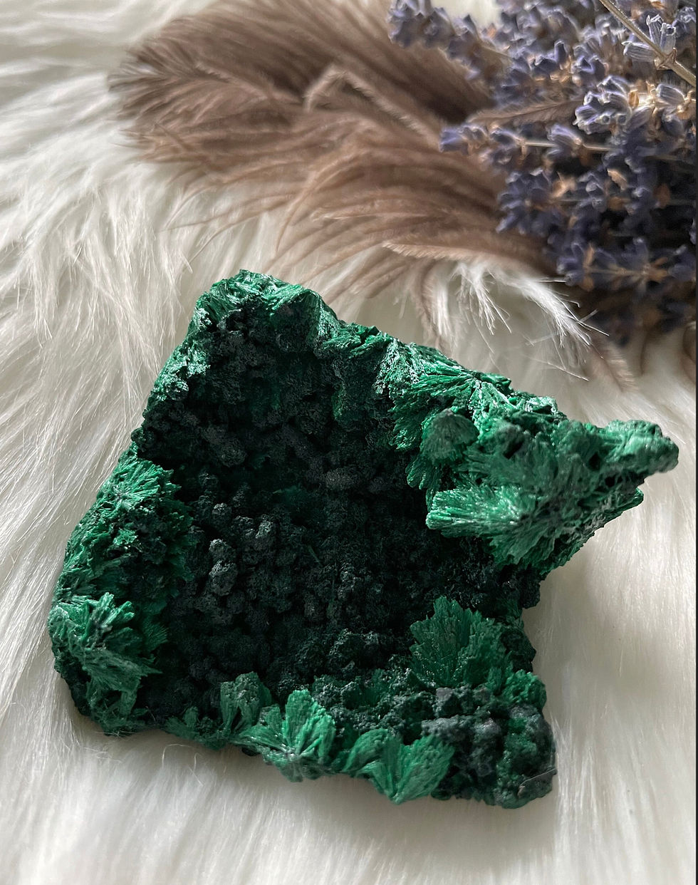 Thumbnail: Beautiful High Grade Silky Malachite Crystal Specimen From Congo Africa