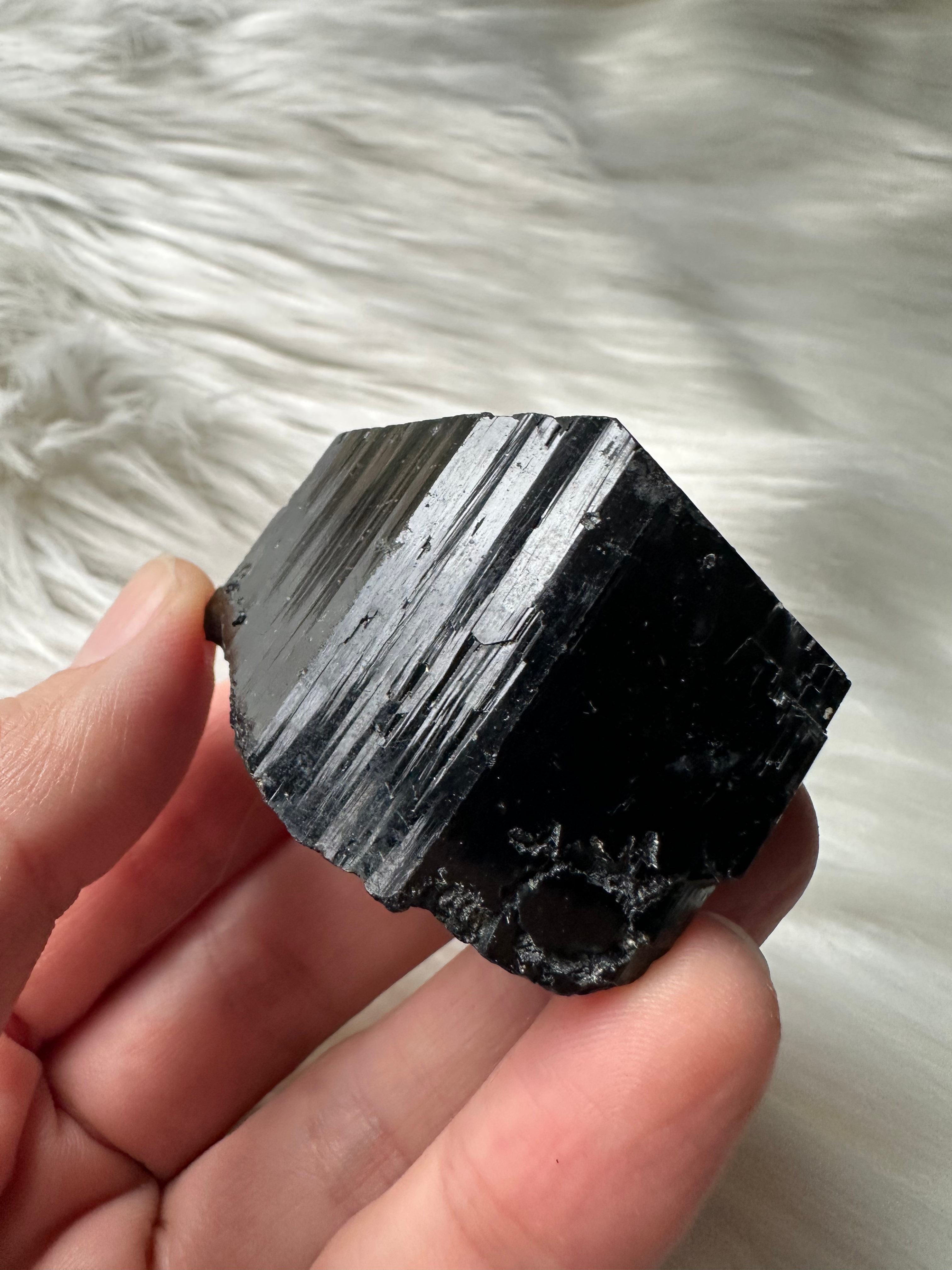 Shiny Erongo High Grade Black Tourmaline Crystal 