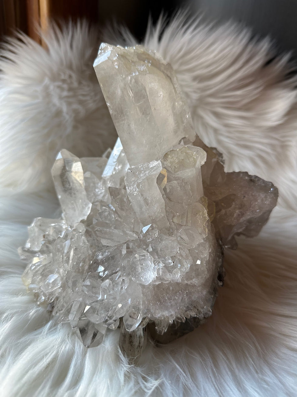 Thumbnail: Incredible XLG Double Sided Brazil Clear Quartz Crystal Cluster 