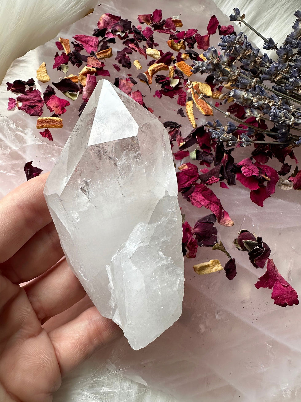 Beautiful Arkansas Clear Quartz Crystal/ High Energy Crystal