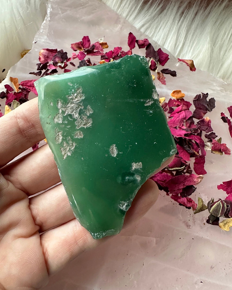 Thumbnail: Rare Emerald Green Chrysoprase From Africa/ Rare Mtorolite Specimen
