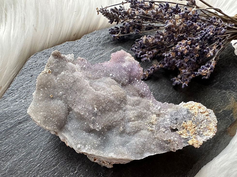 Thumbnail: Amethyst Flower Crystal Specimen, Sugar Galaxy amethyst Brazil 