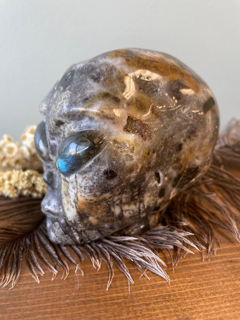 Thumbnail: Sphalerite Alien Crystal Skull 