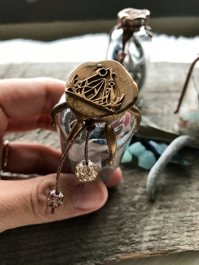 Thumbnail: Fayerie Charm Bottle- Wisdom, Third Eye Charm