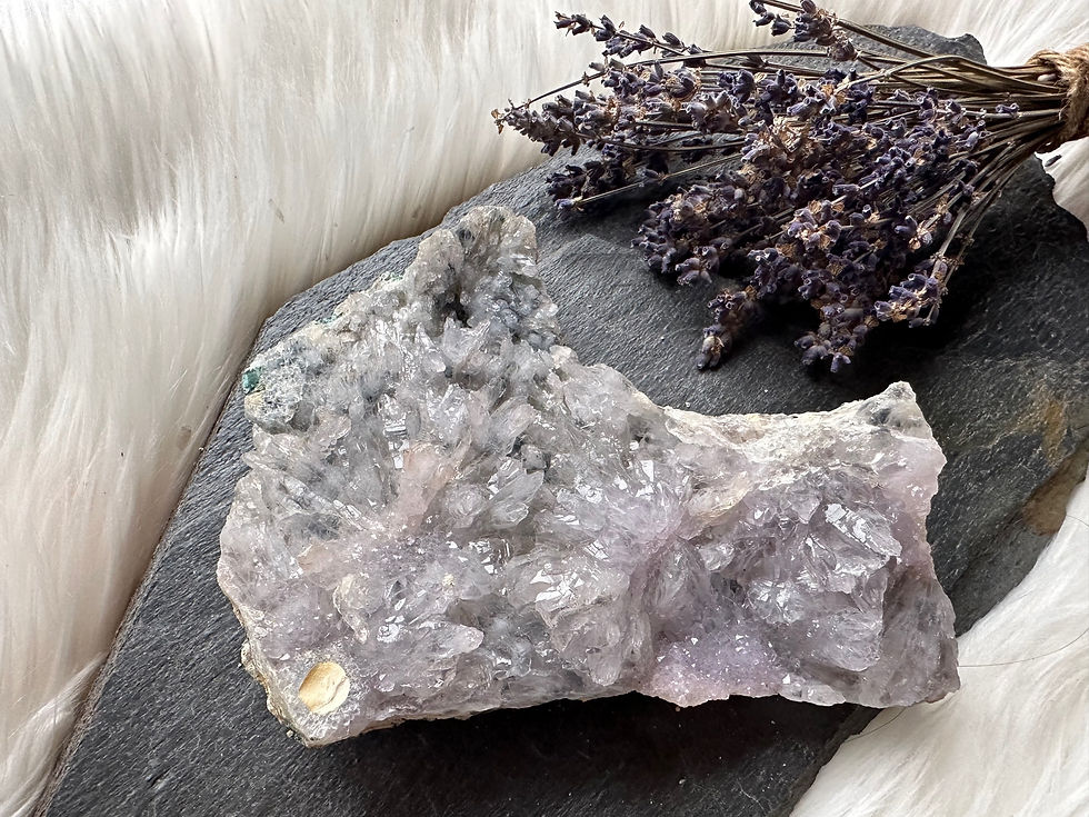 Thumbnail: Amethyst Flower Crystal Specimen, Sugar Galaxy Amethyst Brazil 