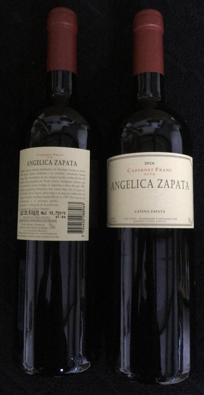 Miniatura: Angélica Zapata Cabernet Franc
