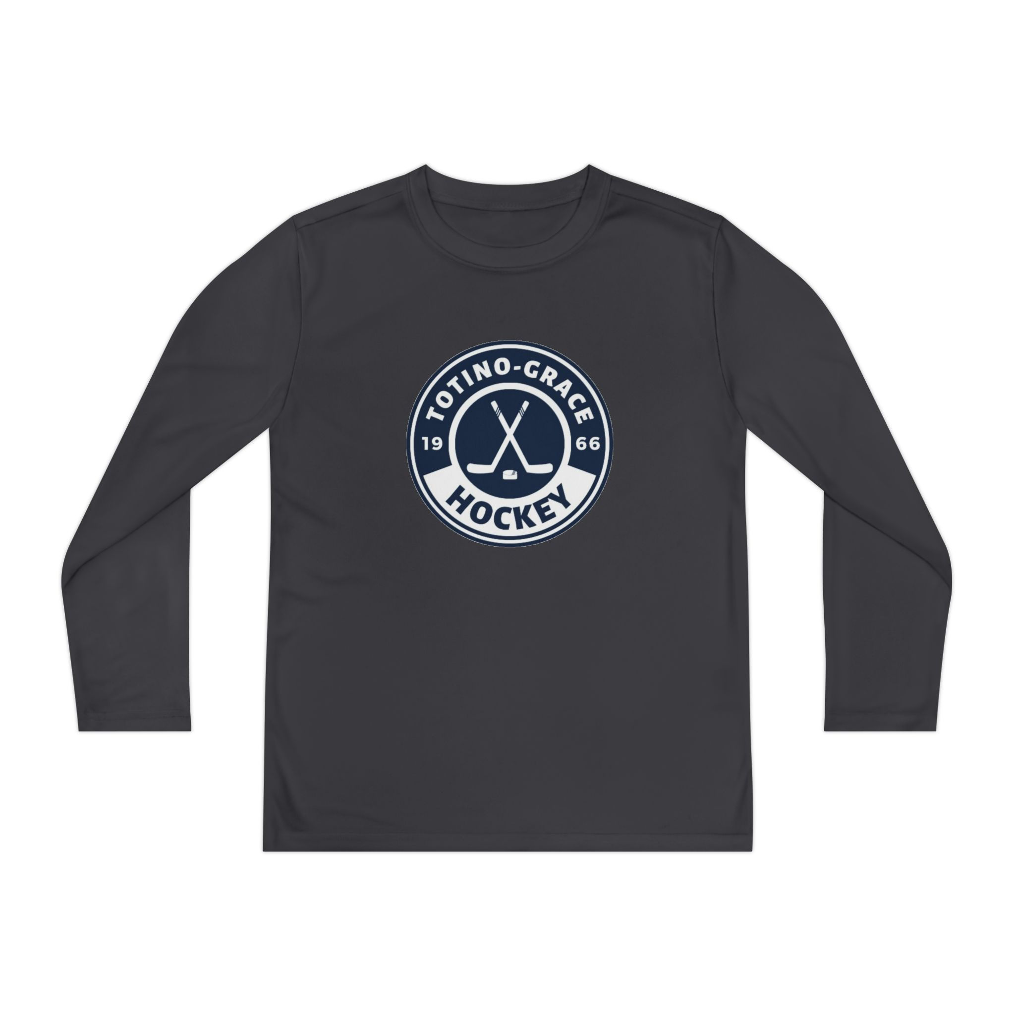 Youth-Totino Grace Hockey Wicking Long Sleeve Tee 