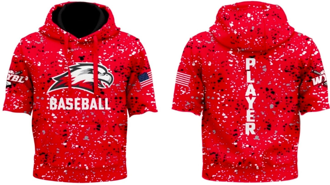 White Hawks Splatter Hoody