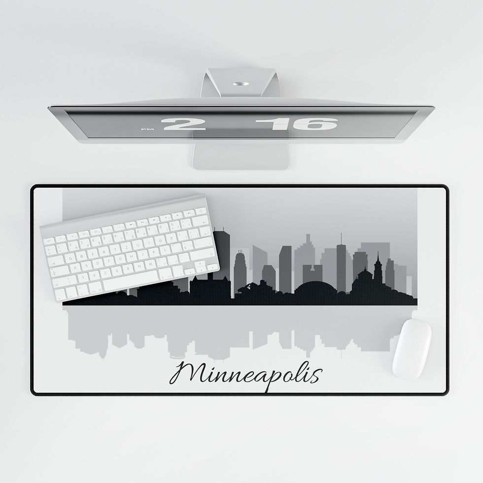 Thumbnail: Minneapolis Skyline Desk Mat