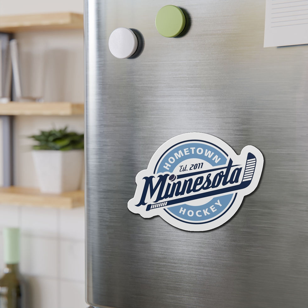 Thumbnail: Hometown Hockey Die-Cut Magnet - Perfect for Sports Fans & Decor
