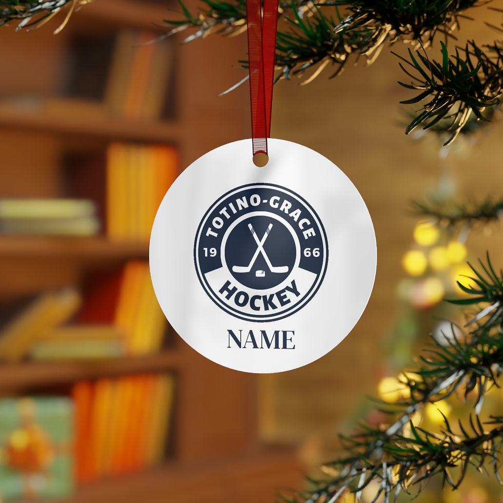 Thumbnail: TG Hockey Metal Ornament