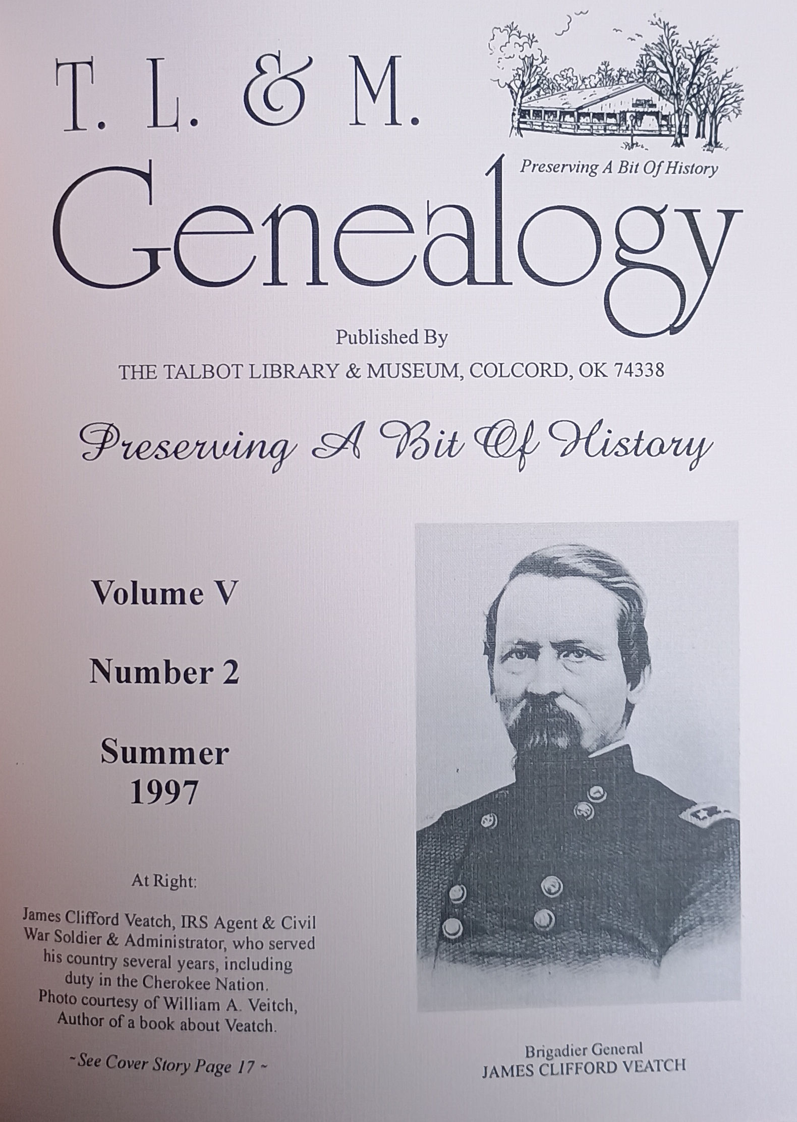 1997 - TL&M Genealogy Magazine - Volume V, #2