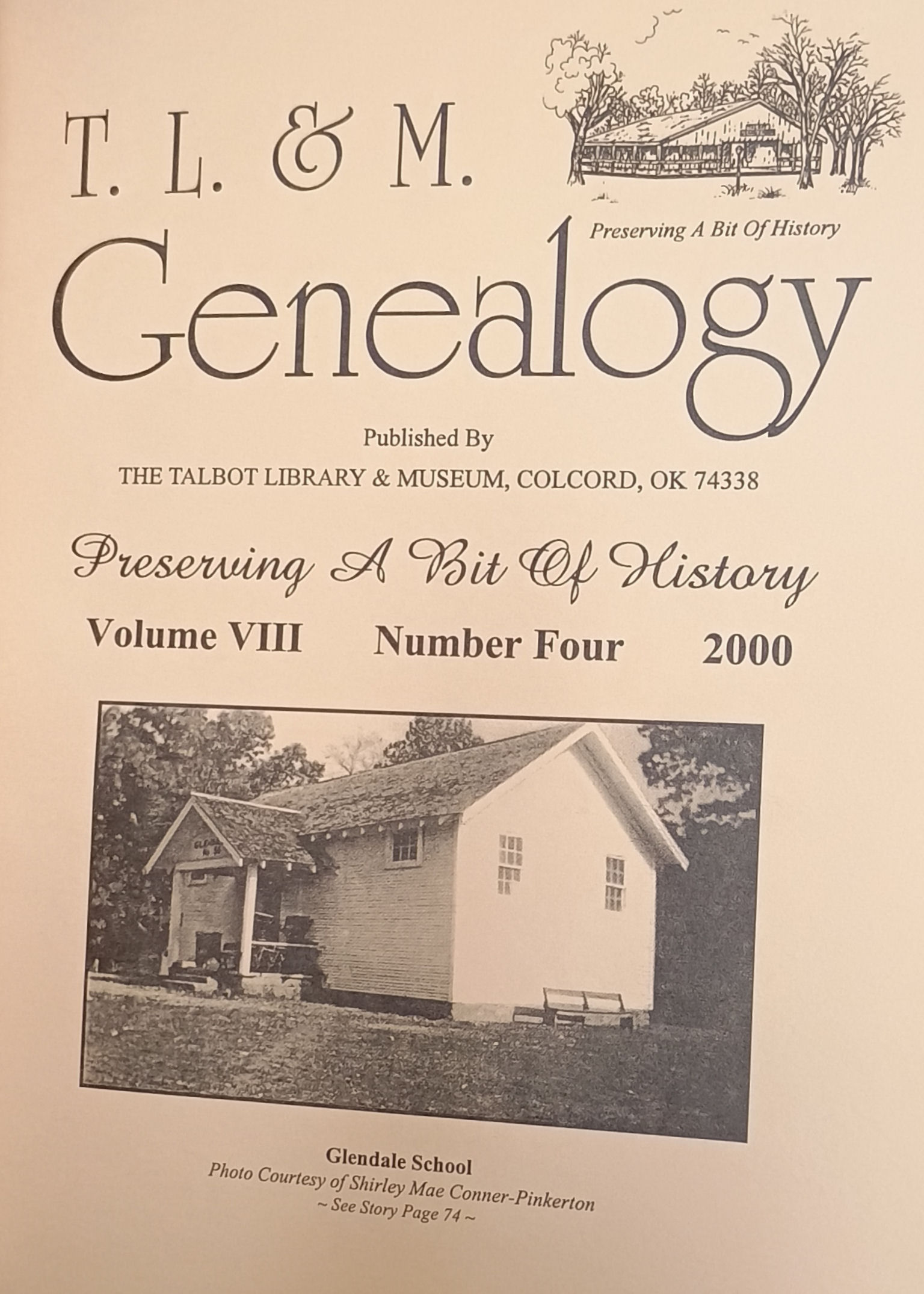 2000 - TL&M Genealogy Magazine - Volume VIII, #4