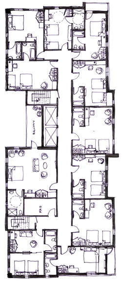 Boutique Hotel Floorplan
