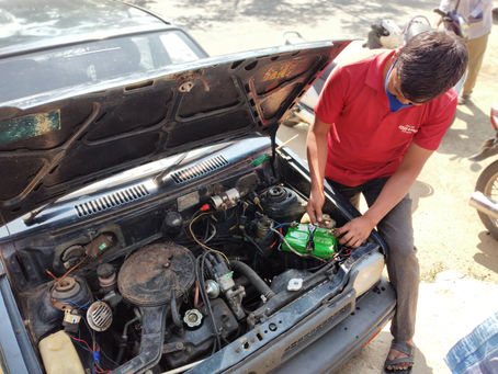 New Amaron Battery Fitting