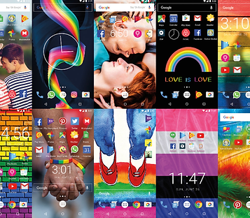 Google's Pride Month Android "Be Together, Not The Same." Agency: Droga5. Creative Director: Elisa Tan