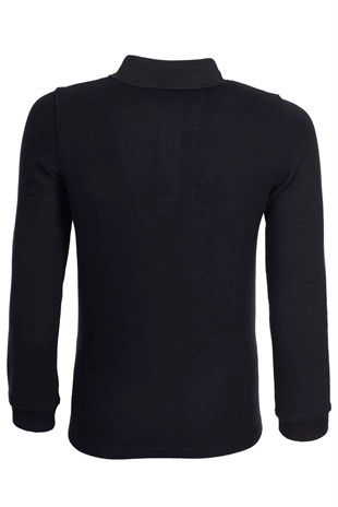 Küçük resim: ERKEK POLO YAKA ÖNÜ JAKARLI OMUZ PARÇALI ÖRME SWEATSHİRT KAHVE 18KD1EKD2107